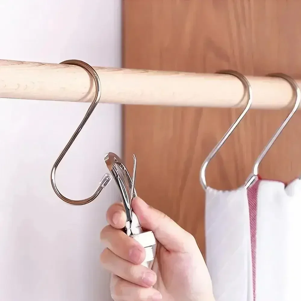 Stainless Steel S-Hooks Set — 3 Sizes 2 Stainless Steel S-Hooks Set — 3 Sizes - Image 2