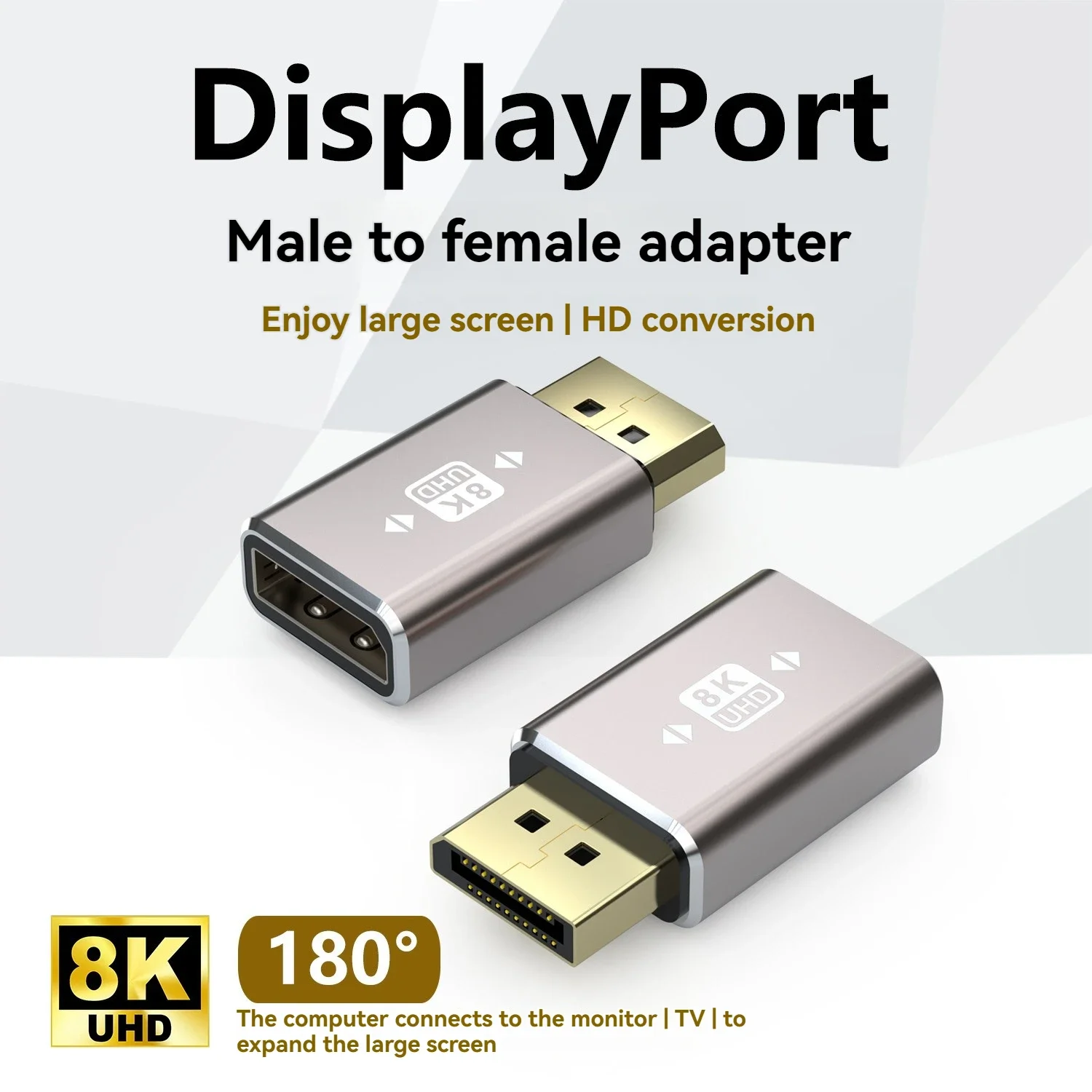 Right-Angle DisplayPort Adapter for 8K/4K at 144Hz 8 Right-Angle DisplayPort Adapter for 8K/4K at 144Hz - Image 8