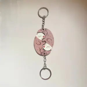 Wooden Couple Otter Keychains Set 8 S4cb9c1e9772140dd8217d910894d9c81H