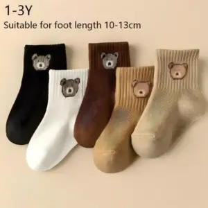 Kids' Bear Socks Set for Ages 7-13 15 S4d19b1e20c4646b5bf68c1dc43c5eb94D