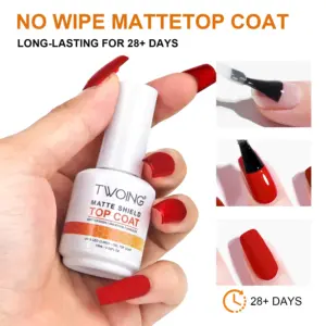 Velvet Matte Top Coat for Nails 15ml 10 S4d3f79e038d04898a53e9d0ed9287001J