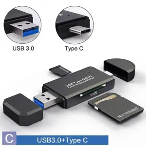 Multi-Device USB Card Reader for Smartphones and Laptops 15 S4d495733e40649cbadf6f8ac7027852dN