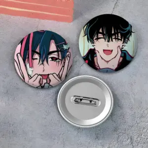 Vibrant Anime Boy Badge 32mm-75mm 11 S4d90466c45234ff3a70715f75f1e98adU