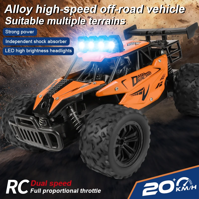 Orange Off-Road RC Car 1:16 Scale 2 Orange Off-Road RC Car 1:16 Scale - Image 2