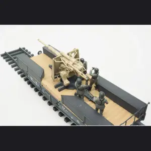 1/72 WWII German 88MM Flak Model with Flatbed 8 S4e5bf6261792424abc8ee195b986e89eU