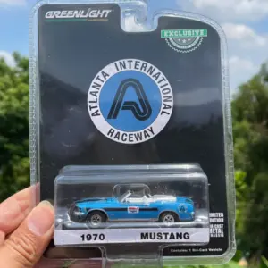 1970 Ford Mustang Diecast Model in Blue