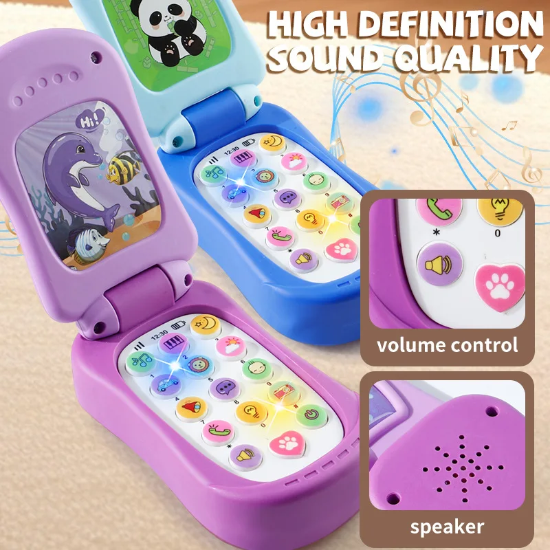 Colorful Children's Music Mobile Phone for Kids 2 Colorful Children's Music Mobile Phone for Kids - Image 2