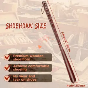 Wooden Long Shoehorn 54cm with Leather Rope 11 S4ee69e5ac1d344da9485d9f02a1f829bb