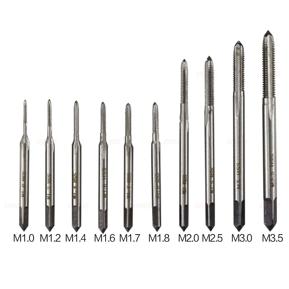 High-Speed Steel Tap Drill Set (M1–M3.5, 10 pcs) 7 High-Speed Steel Tap Drill Set (M1–M3.5, 10 pcs) - Image 7
