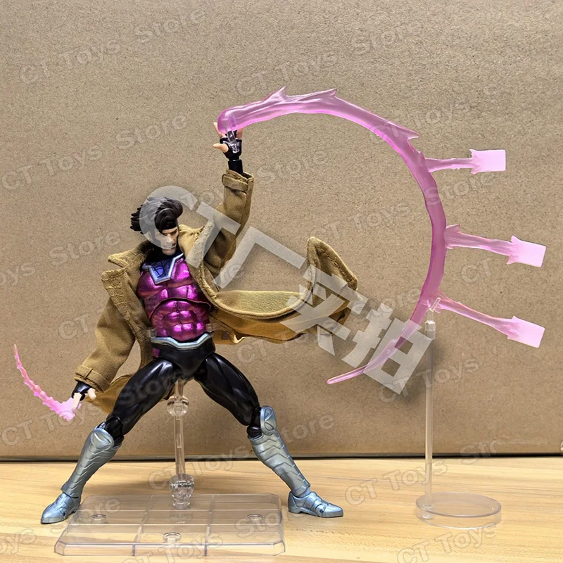 Gambit Action Figure - Comic Style Display Piece 2 Gambit Action Figure - Comic Style Display Piece - Image 2