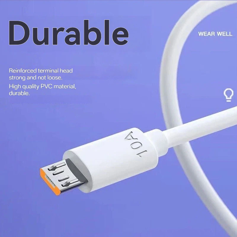 Fast Charging Micro USB Cable 6A, 1-2m 4 Fast Charging Micro USB Cable 6A, 1-2m - Image 4