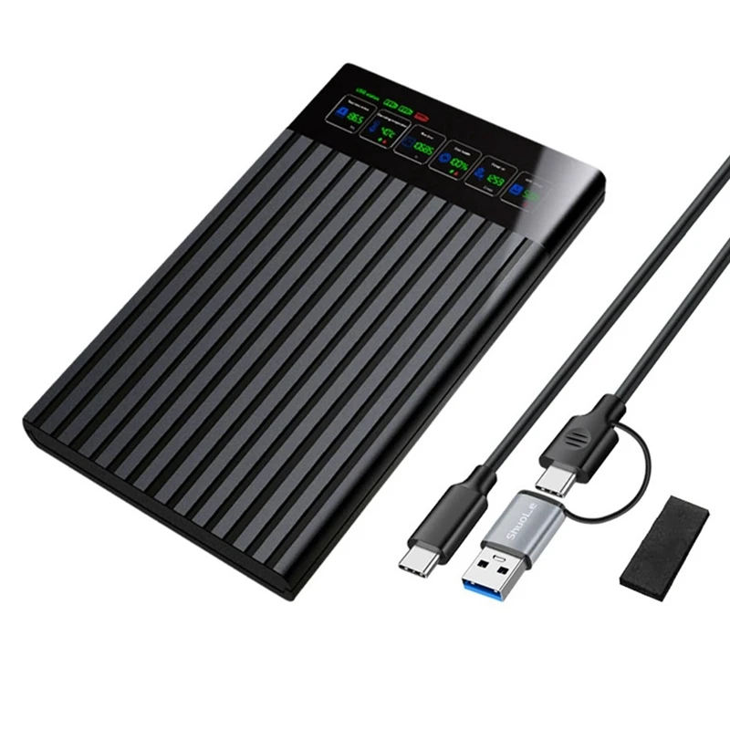 Black 2.5-inch SSD/HDD Enclosure with USB 3.1 2 Black 2.5-inch SSD/HDD Enclosure with USB 3.1 - Image 2