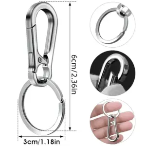 Metal Carabiner Keychains Set of Four 9 S4fbae1b287084534b29bb504f3fabd34P