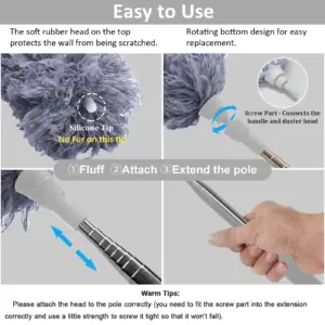 Extendable Microfiber Duster for Home Cleaning 13 S50244c42f7c44f8197623b7f8c988b54r