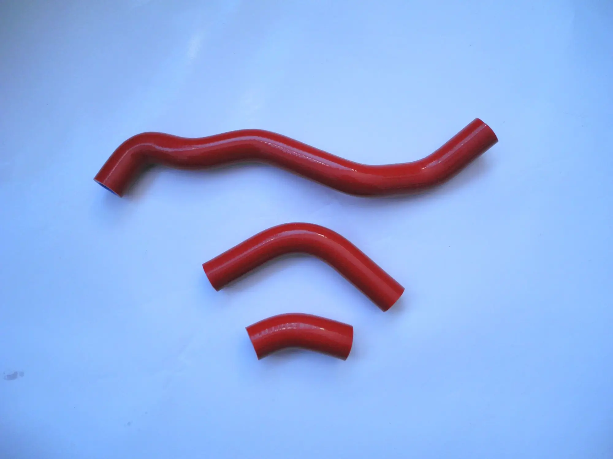 Red Silicone Radiator Hose Kit for Suzuki DRZ400 4 Red Silicone Radiator Hose Kit for Suzuki DRZ400 - Image 4