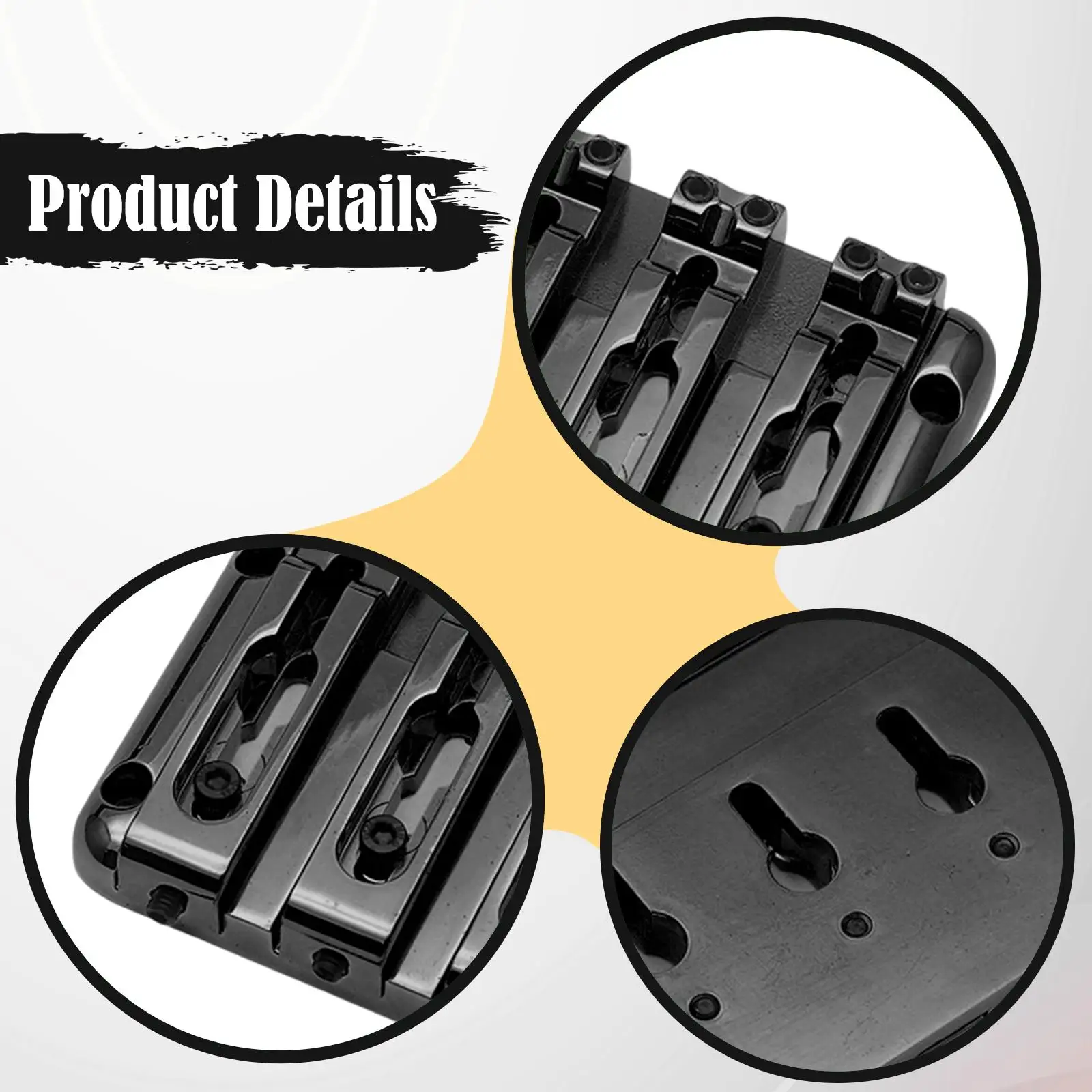 4-String Electric Bass Bridge 90×60mm 5 4-String Electric Bass Bridge 90×60mm - Image 5