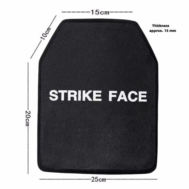 NIJ Class III Bulletproof Plate 25x30cm 4 NIJ Class III Bulletproof Plate 25x30cm - Image 4