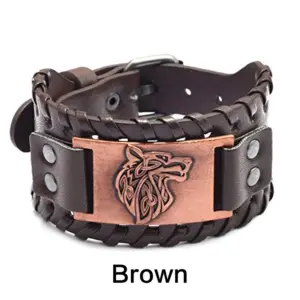 Men's Stainless Steel Wolf Head Bracelet 16 S511619a161334a48ab04feba09e82fa8l