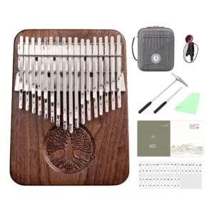 Premium Black Walnut Kalimba with 34 or 38 Keys