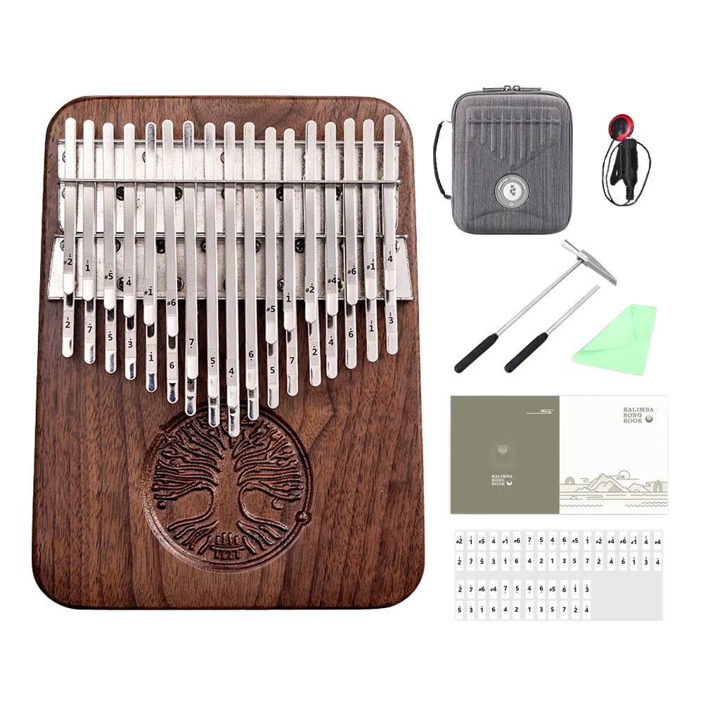 Premium Black Walnut Kalimba with 34 or 38 Keys 1 Premium Black Walnut Kalimba with 34 or 38 Keys