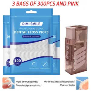 RIMI Smile Dental Floss Pack 50/100/300 Picks 8 S5149c5fc3e6649358efebde2ae74fd27k