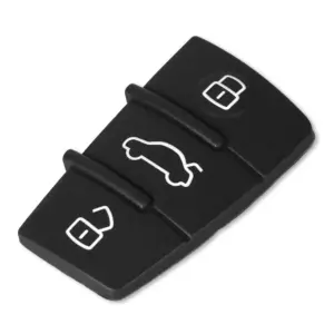 Black Silicone Car Key Cover for A3-A8, Q5-Q7 6 S5183dc20bf5d4a88ac5240ae9c46297cd
