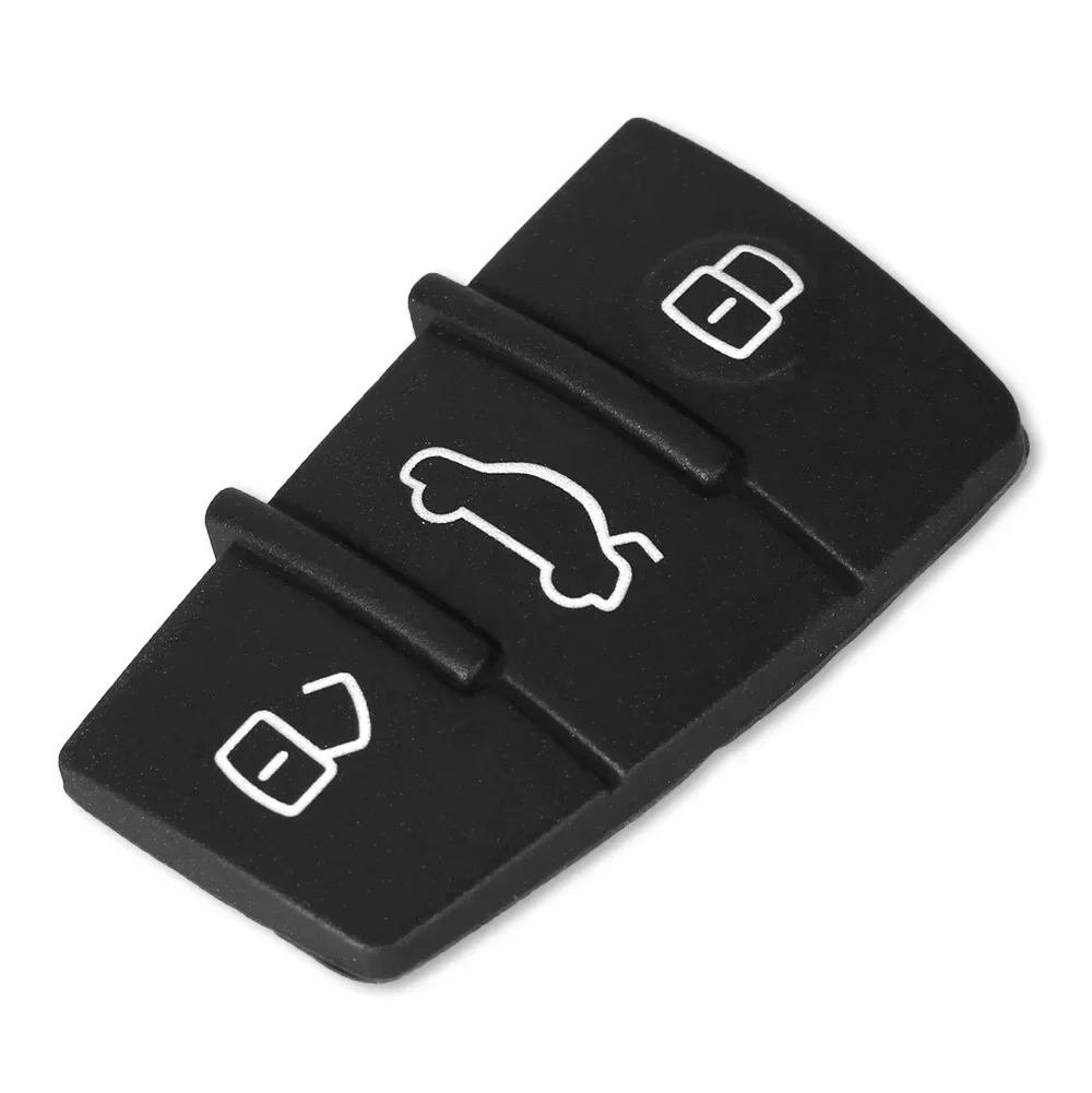 Black Silicone Car Key Cover for A3-A8, Q5-Q7 2 Black Silicone Car Key Cover for A3-A8, Q5-Q7 - Image 2