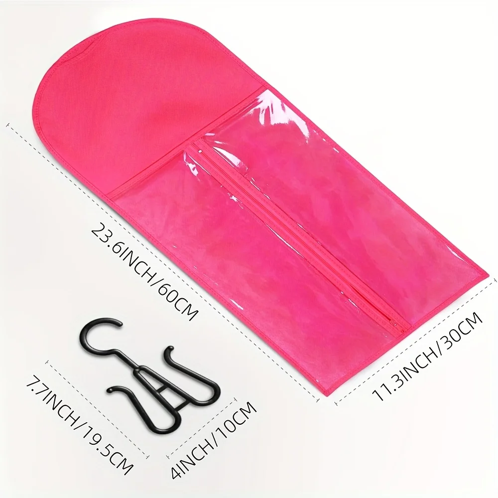 Wig Storage Bag Set with Clear Front 8 Wig Storage Bag Set with Clear Front - Image 8