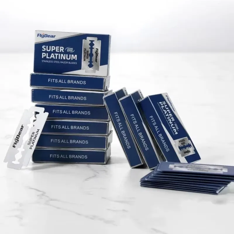 Flydear Platinum Stainless Steel Safety Razor Blades 1 Flydear Platinum Stainless Steel Safety Razor Blades