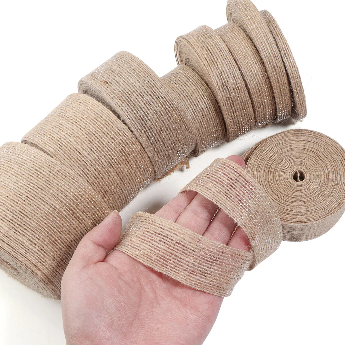 Vintage Jute and Polyester Ribbon Collection 6 Vintage Jute and Polyester Ribbon Collection - Image 6