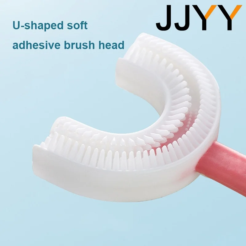Children's U-Shaped Silicone Toothbrush for Kids 2 Children's U-Shaped Silicone Toothbrush for Kids - Image 2