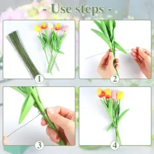 Versatile 14" Floral Wire Set - 100 Pieces 12 S526ef88633b94a8ba5559fd6f253b3d1Y