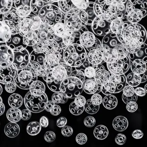 Transparent Plastic Snap Buttons Set for Sewing 12 S52741da47f084b52a8013523b93b856aG 1