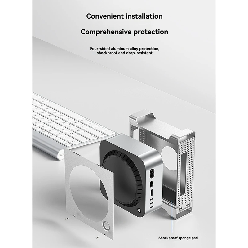 Mac Mini M4 Aluminum Docking Station with SSD Support 6 Mac Mini M4 Aluminum Docking Station with SSD Support - Image 6