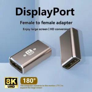 Right-Angle DisplayPort Adapter for 8K/4K at 144Hz 14 S5286d29392374f9d9b08f3354295f666H