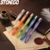 Vibrant Set of 5 Transparent Fountain Pens