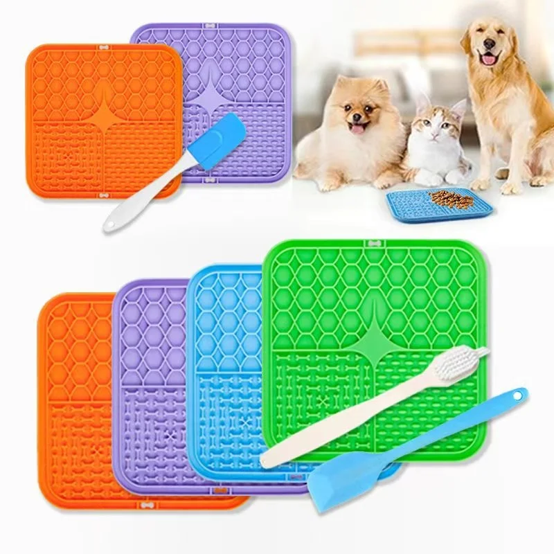 Vibrant Silicone Pet Feeding Mat for Dogs 3 Vibrant Silicone Pet Feeding Mat for Dogs - Image 3