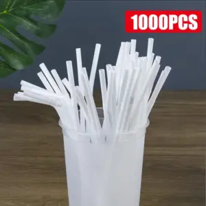 Black Disposable Drinking Straws Set (50–1000 pcs) 16 S53327d5e461c480d98af8e3c84610d8bS