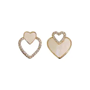 Elegant Double Heart Drop Earrings for Women 14 S533c045cedfa4f44aceb091a2737749d5