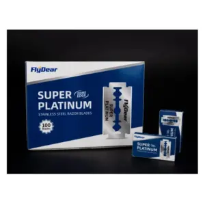 Flydear Platinum Stainless Steel Safety Razor Blades 11 S5355a246a7974d139f141854ebfc34e6h