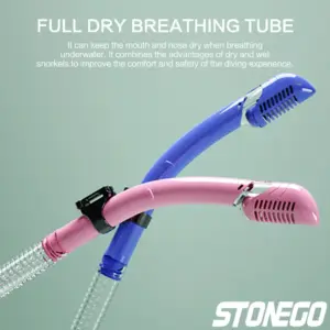 Black Diving Mirror and Snorkel Set for Adults 15 S53977e6d6410416998cce66b2176ffd1a