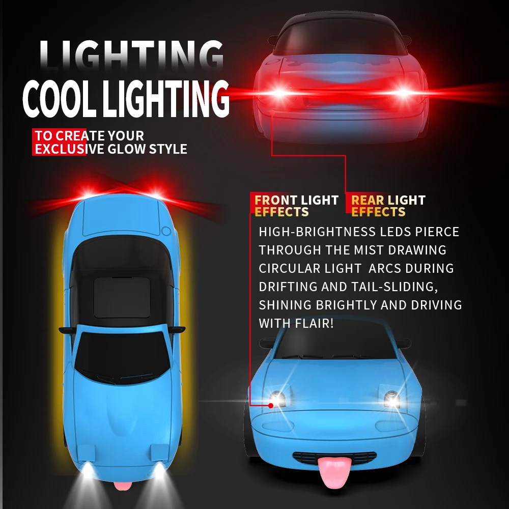 Vibrant Yellow RC Car with Gyroscope 4 Vibrant Yellow RC Car with Gyroscope - Image 4