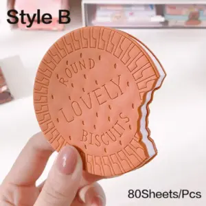 Chocolate Cookie-Shaped Notebook, 80 Sheets 11 S5431da4a0e8644f688cf7154d98021eeQ