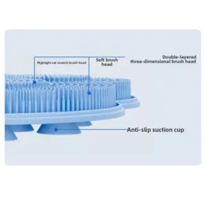 Blue Silicone Foot Basin Cleaning Pad 11 S54d7f82e5cb548ea8ec6a65003ada2eeC