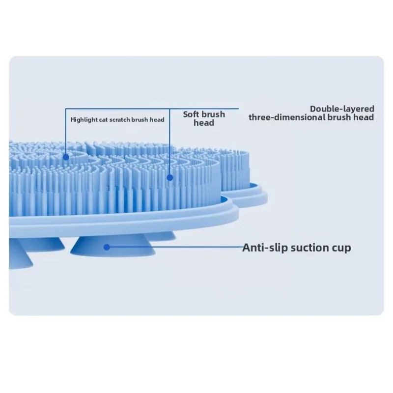 Blue Silicone Foot Basin Cleaning Pad 5 Blue Silicone Foot Basin Cleaning Pad - Image 5