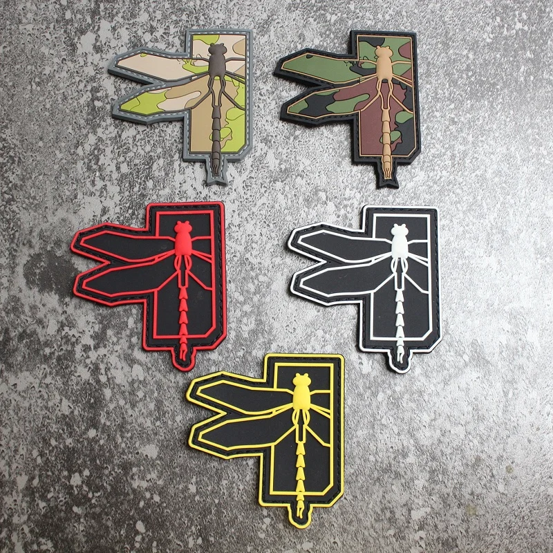 Camouflage Dragonfly PVC Patch for Tactical Gear 3 Camouflage Dragonfly PVC Patch for Tactical Gear - Image 3