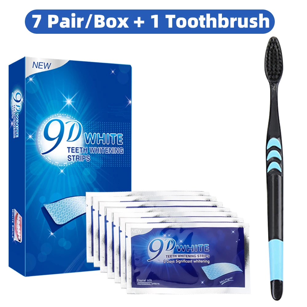 9D Blue Teeth Whitening Strips Kit 8 9D Blue Teeth Whitening Strips Kit - Image 8