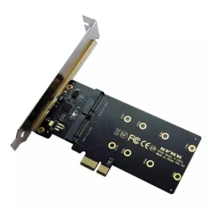 PCI-E to M.2 SATA Adapter Card for SSDs 9 S55517882c6344787accbd1fd47b097acL