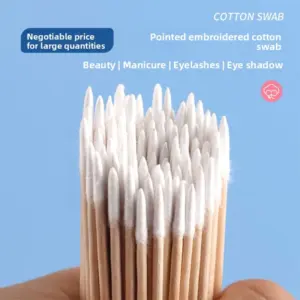 Disposable Precision Cotton Swabs for Beauty Set