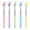 Colorful Retractable Classroom Pointer in Stainless Steel